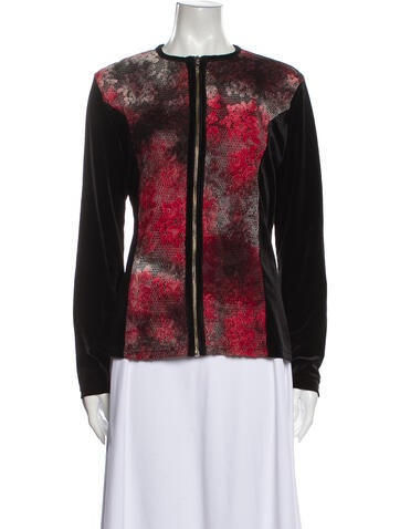 Fleurette Jackets Printed Evening Jacket L