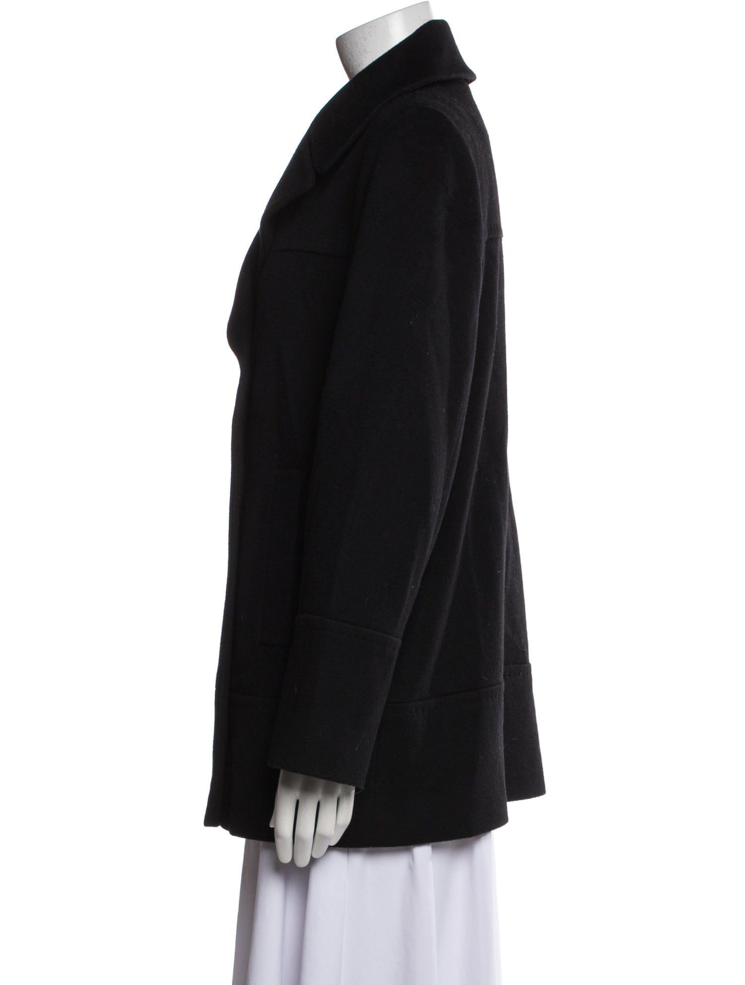 Fleurette Wool Peacoat