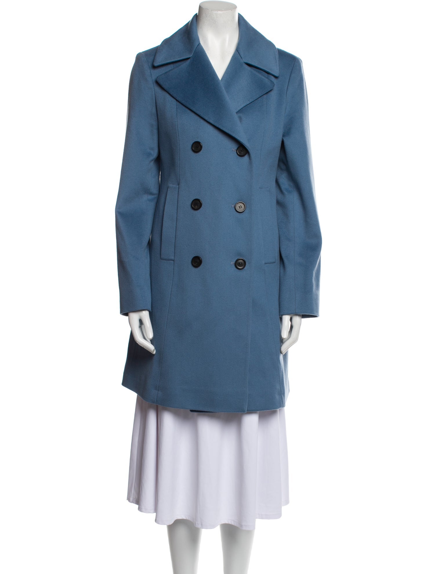 Fleurette Wool Peacoat