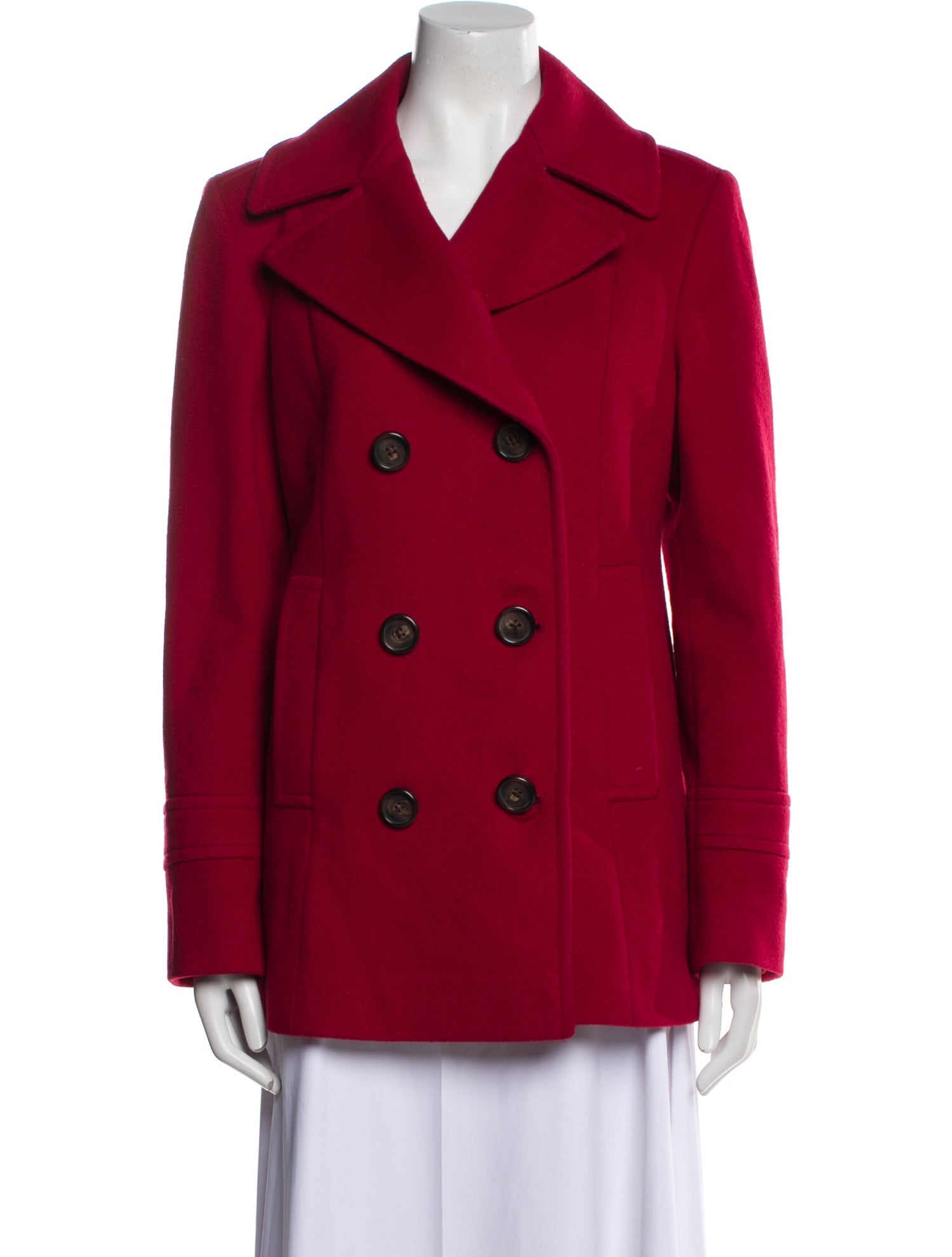 Fleurette Wool Peacoat