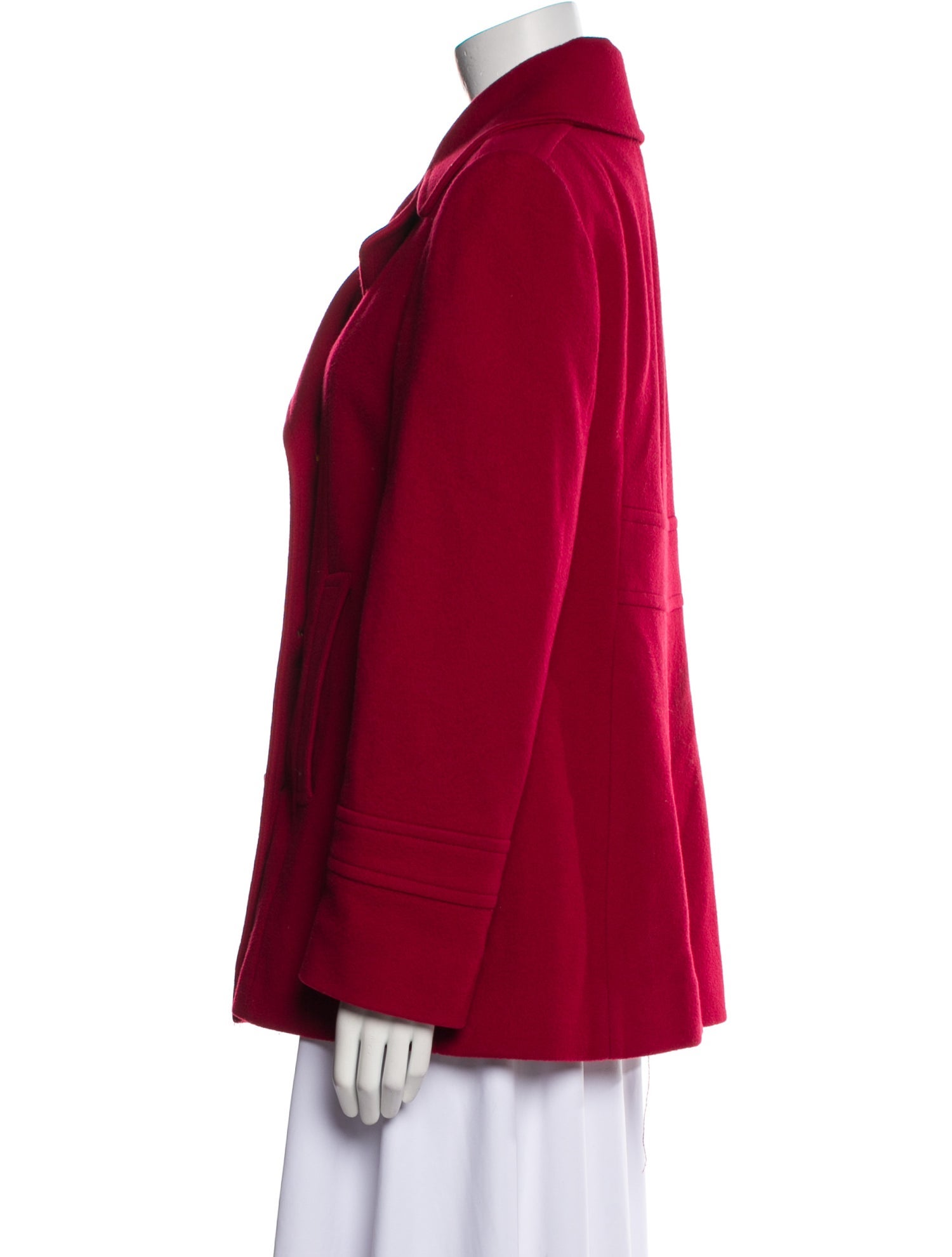 Fleurette Wool Peacoat