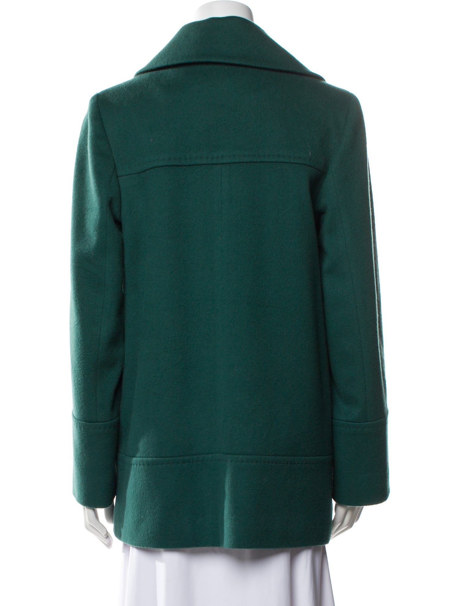 Fleurette Wool Peacoat