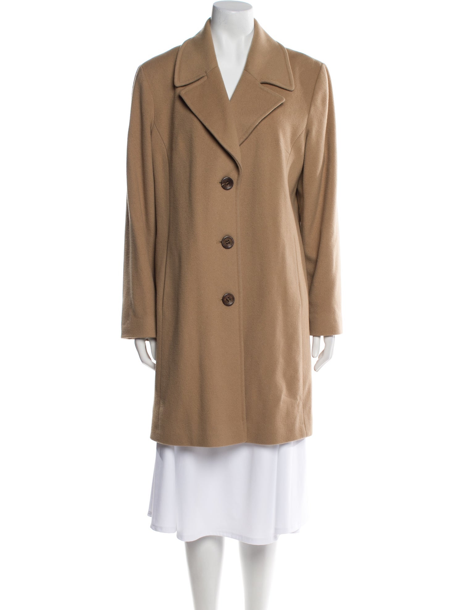 Fleurette Virgin Wool Peacoat