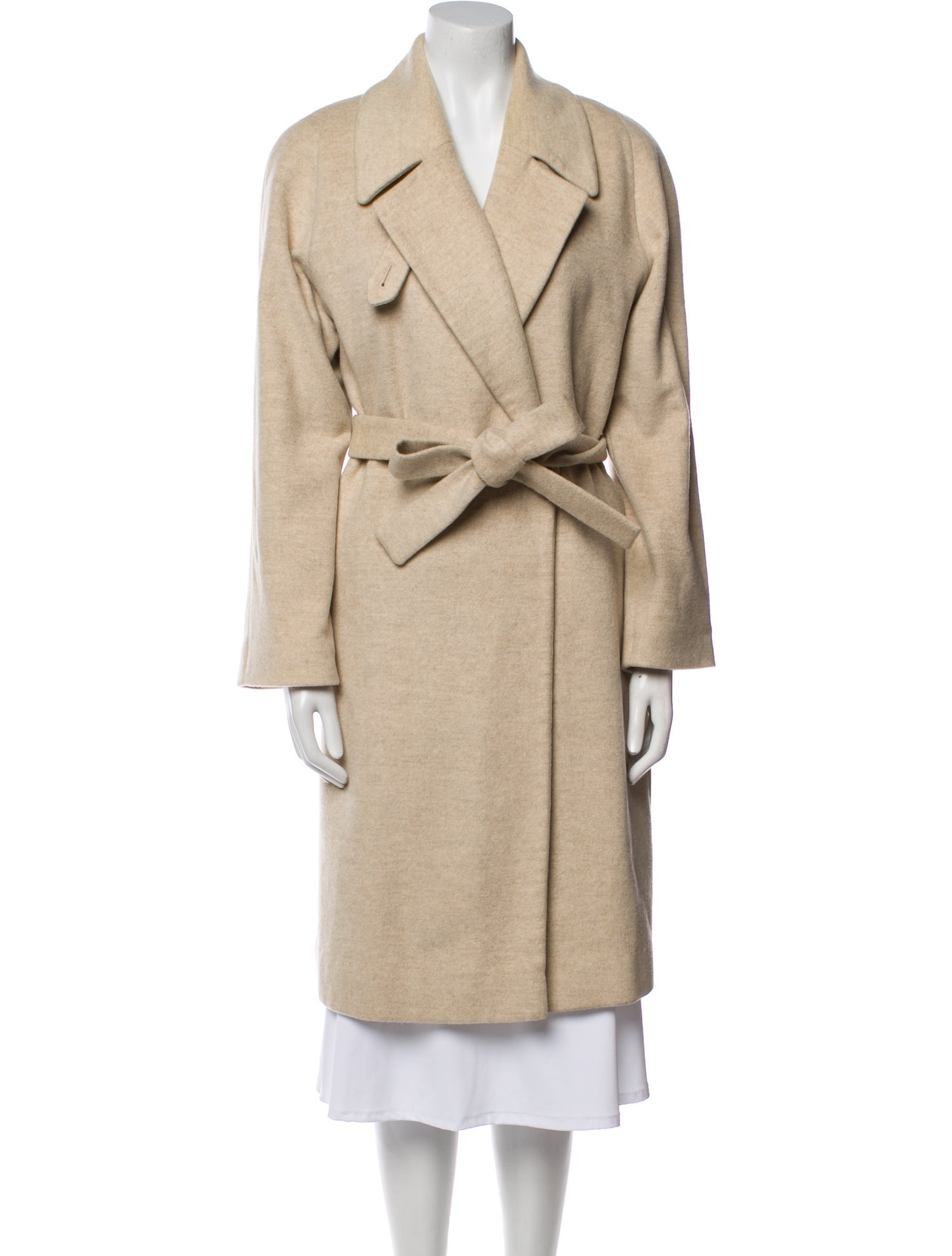 Fleurette Vintage Cashmere Trench Coat