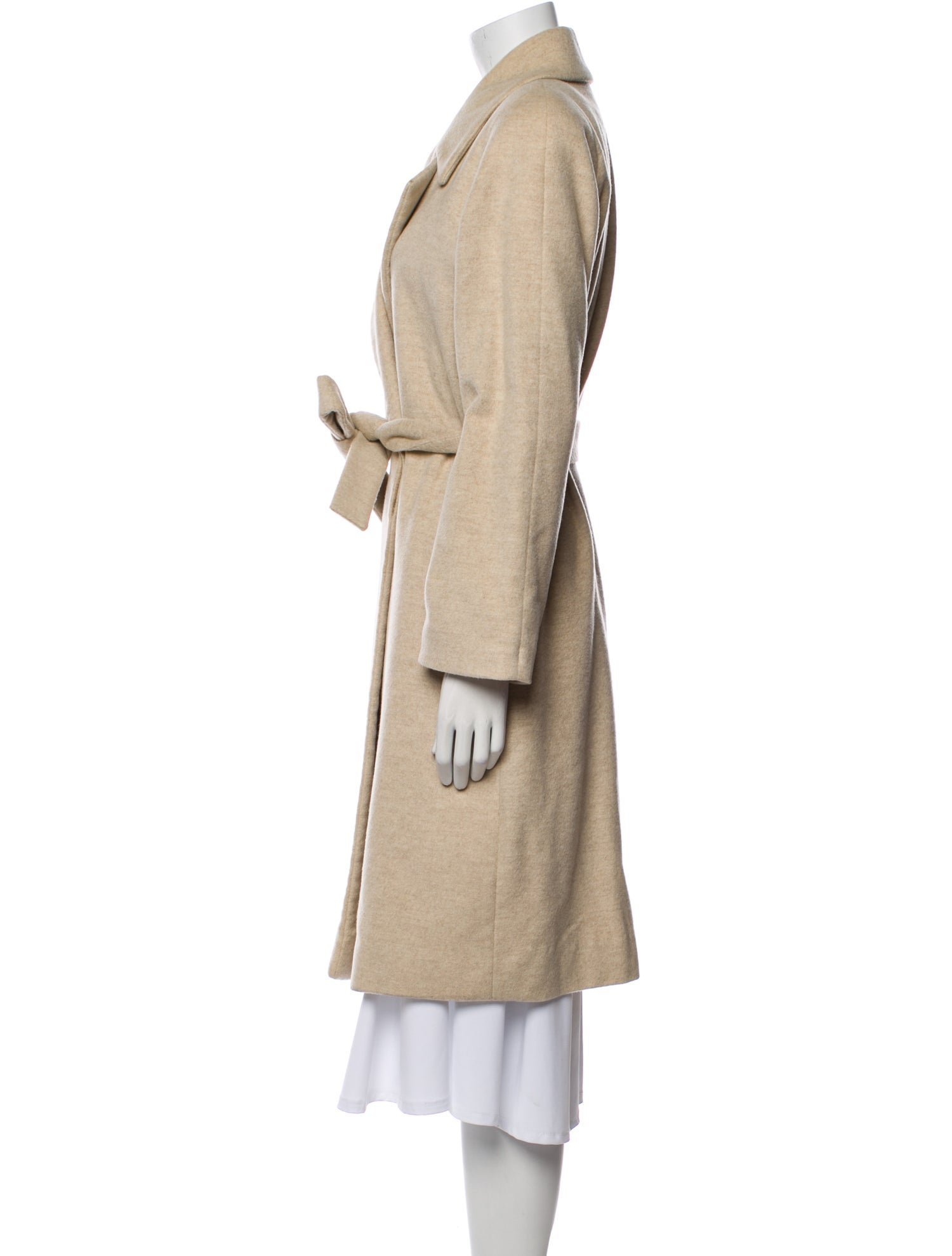Fleurette Vintage Cashmere Trench Coat