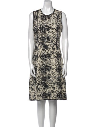 Fausto Puglisi Printed Knee-Length Dress