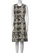 Fausto Puglisi Printed Knee-Length Dress