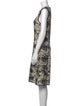 Fausto Puglisi Printed Knee-Length Dress