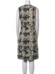 Fausto Puglisi Printed Knee-Length Dress