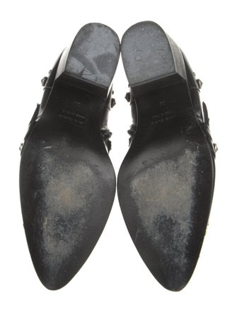 Fausto Puglisi Leather Studded Accents Boots