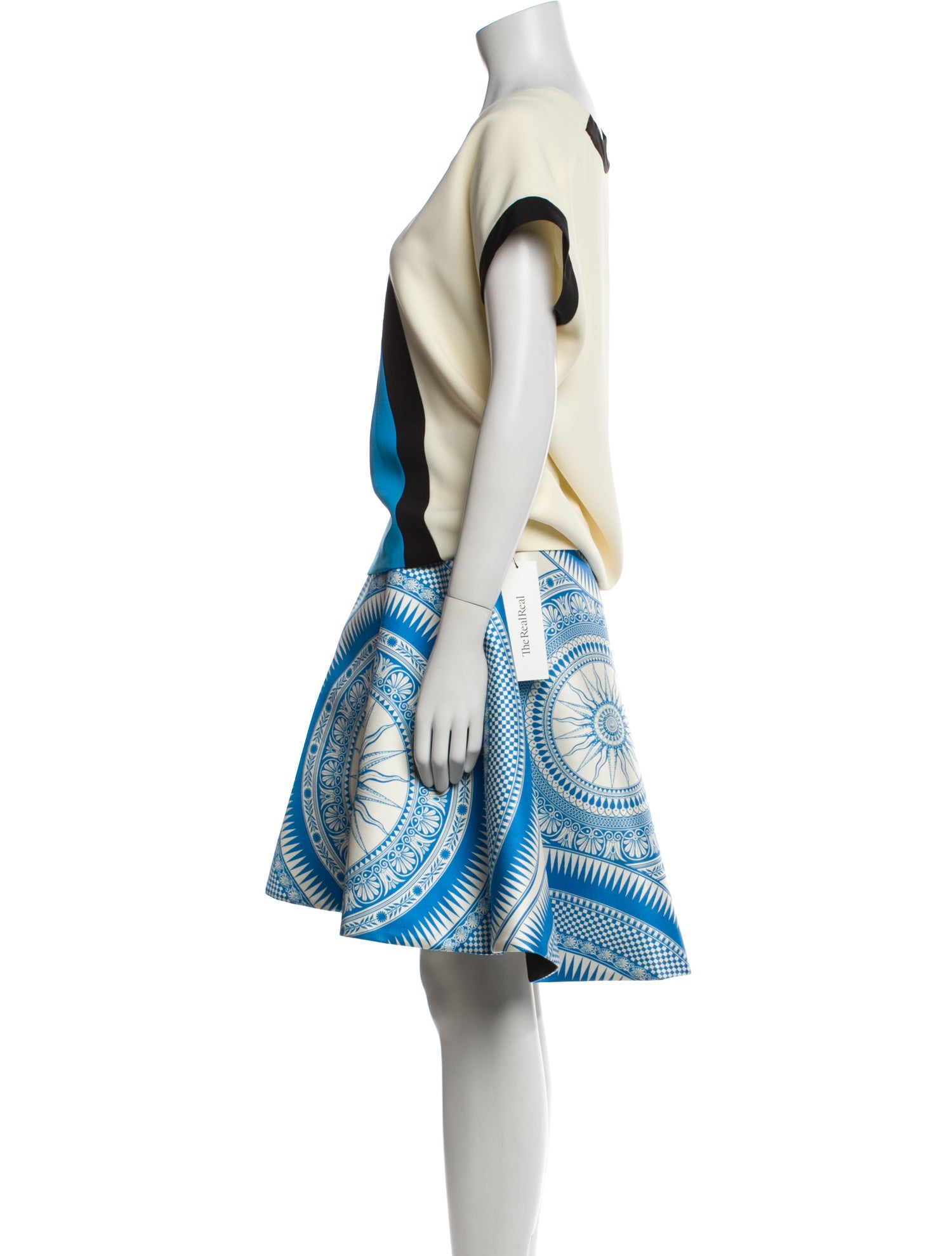 Fausto Puglisi Silk Printed Skirt Set w/ Tags