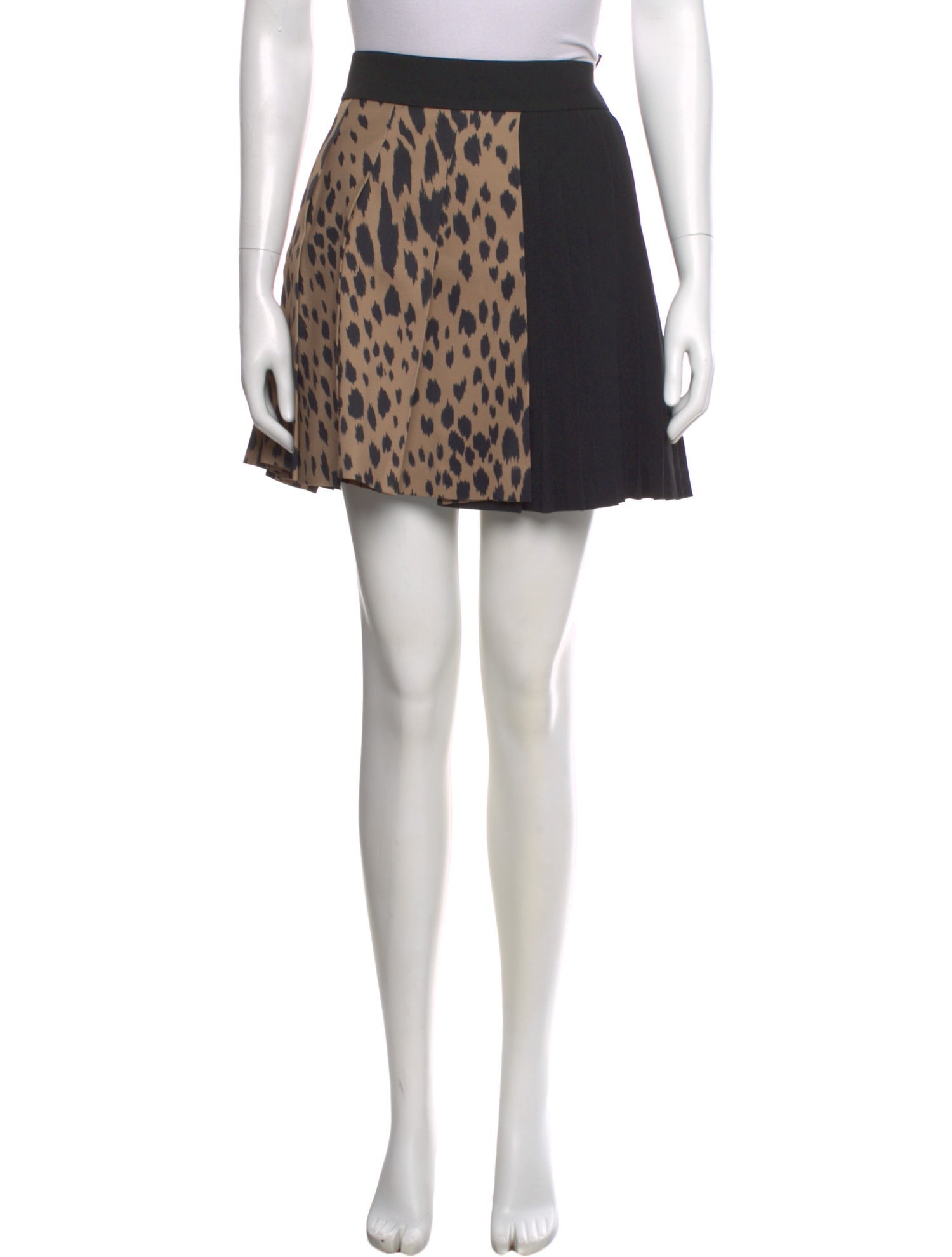 Fausto Puglisi Animal Print Mini Skirt