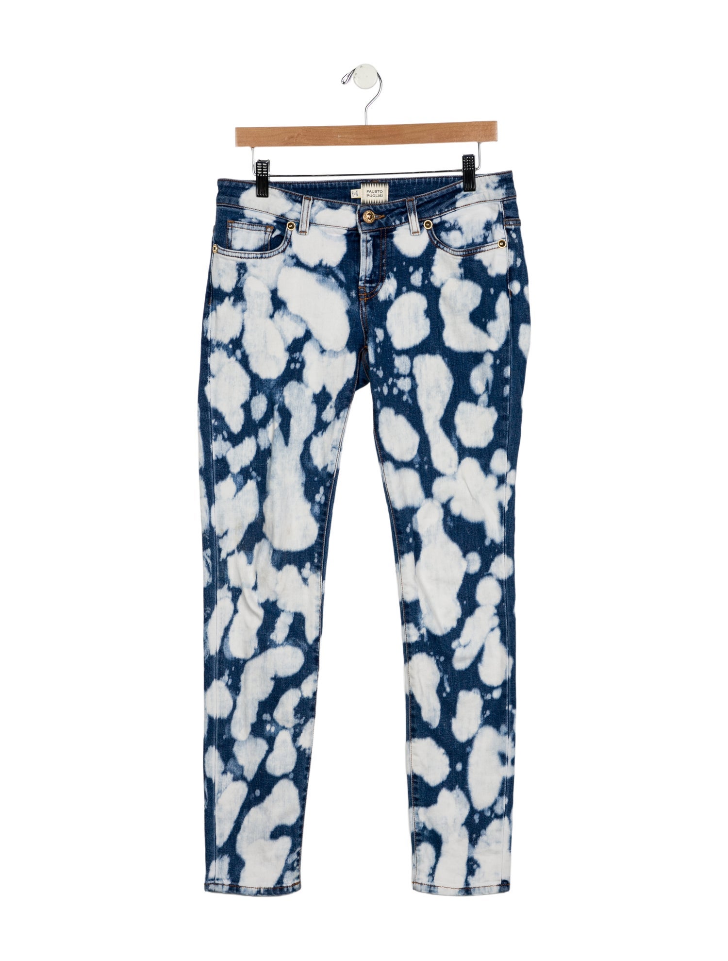 Fausto Puglisi Low-Rise Skinny Leg Jeans