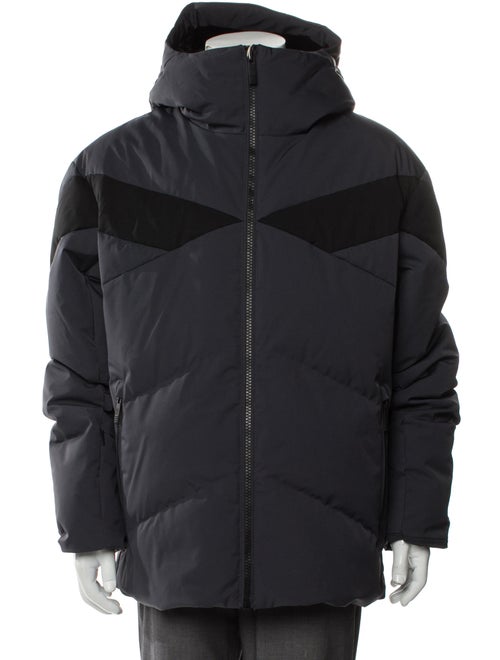 Fusalp Colorblock Pattern Puffer Coat