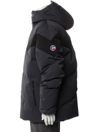 Fusalp Colorblock Pattern Puffer Coat