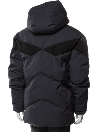 Fusalp Colorblock Pattern Puffer Coat
