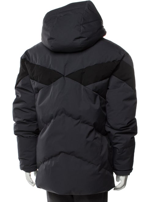 Fusalp Colorblock Pattern Puffer Coat