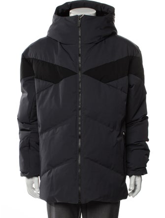 Fusalp Colorblock Pattern Puffer Coat