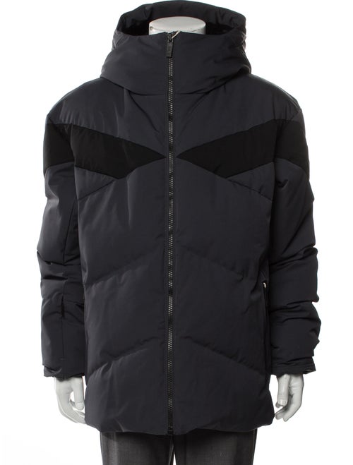 Fusalp Colorblock Pattern Puffer Coat