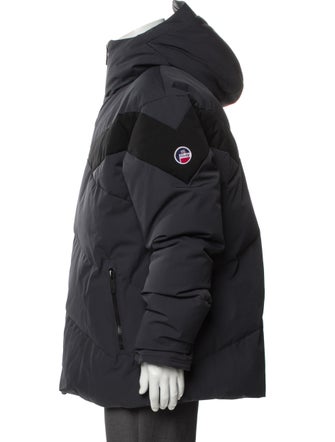 Fusalp Colorblock Pattern Puffer Coat