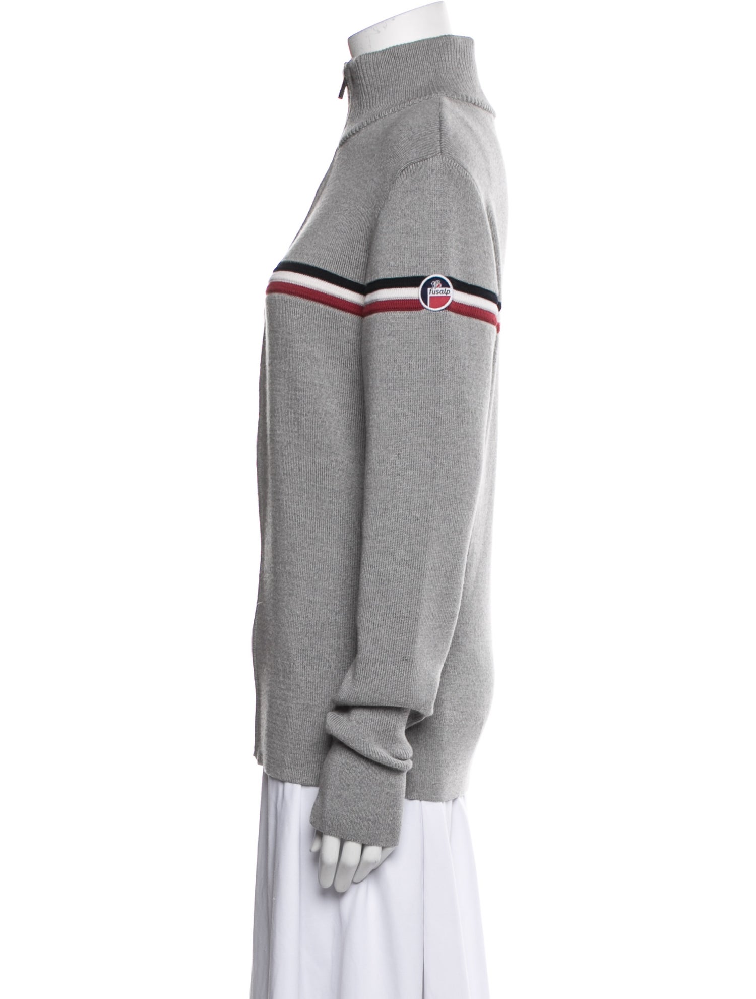 Fusalp Merino Wool Striped Jacket