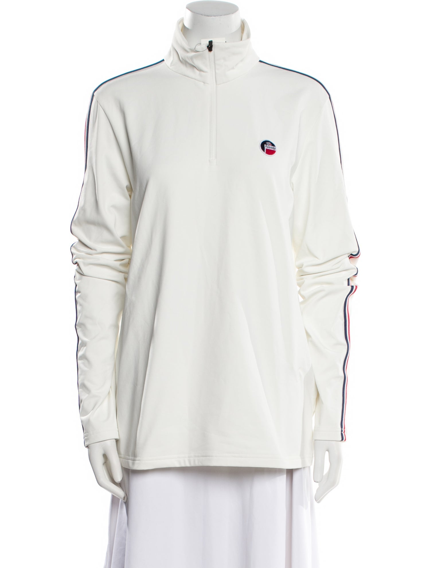 Fusalp Mock Neck Long Sleeve Sweatshirt