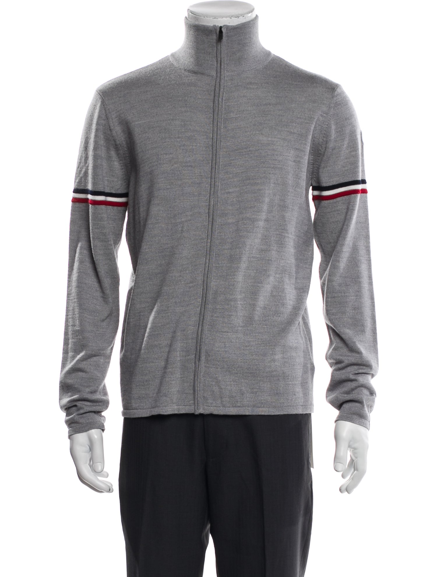 Fusalp Wool Turtleneck Cardigan