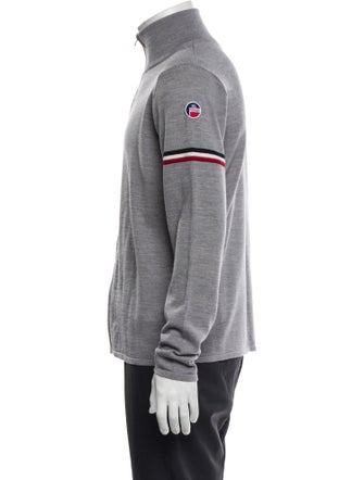 Fusalp Wool Turtleneck Cardigan