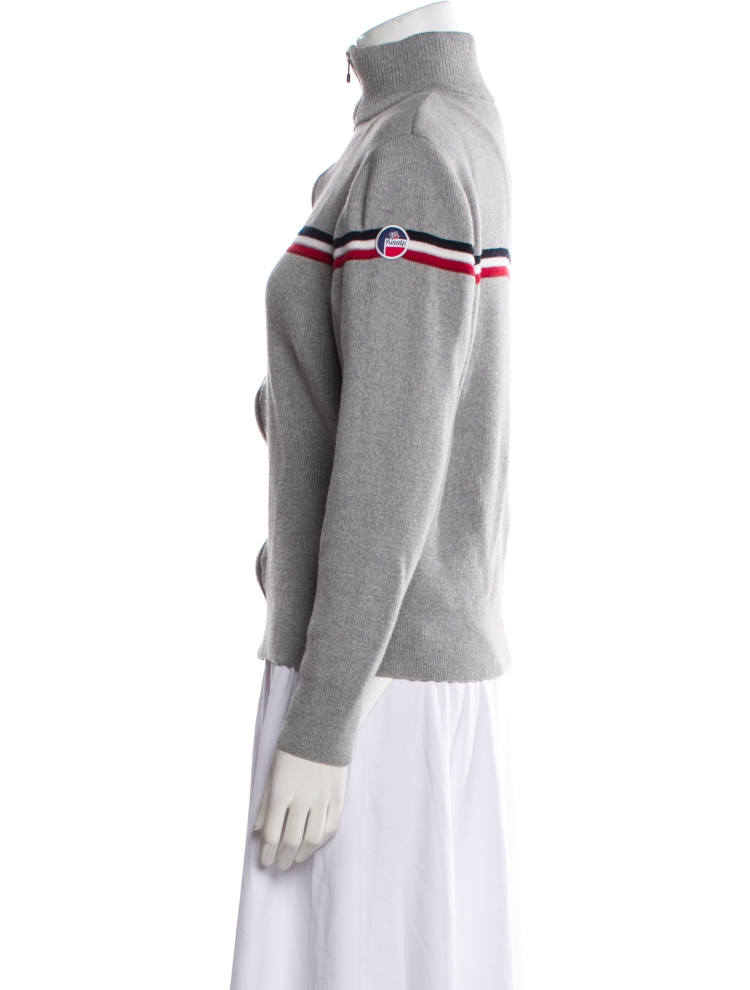 Fusalp Merino Wool Striped Sweater