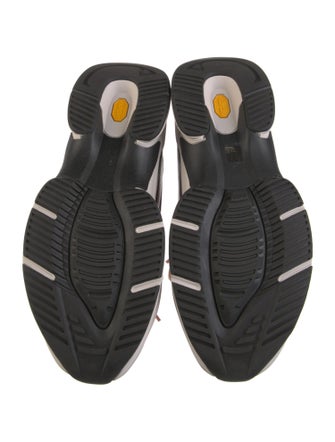 Fusalp Suede Colorblock Pattern Sneakers