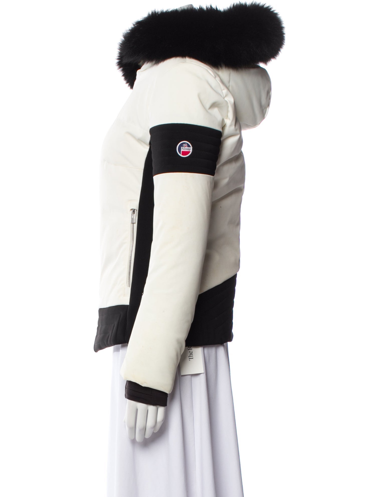 Fusalp Colorblock Pattern Down Jacket