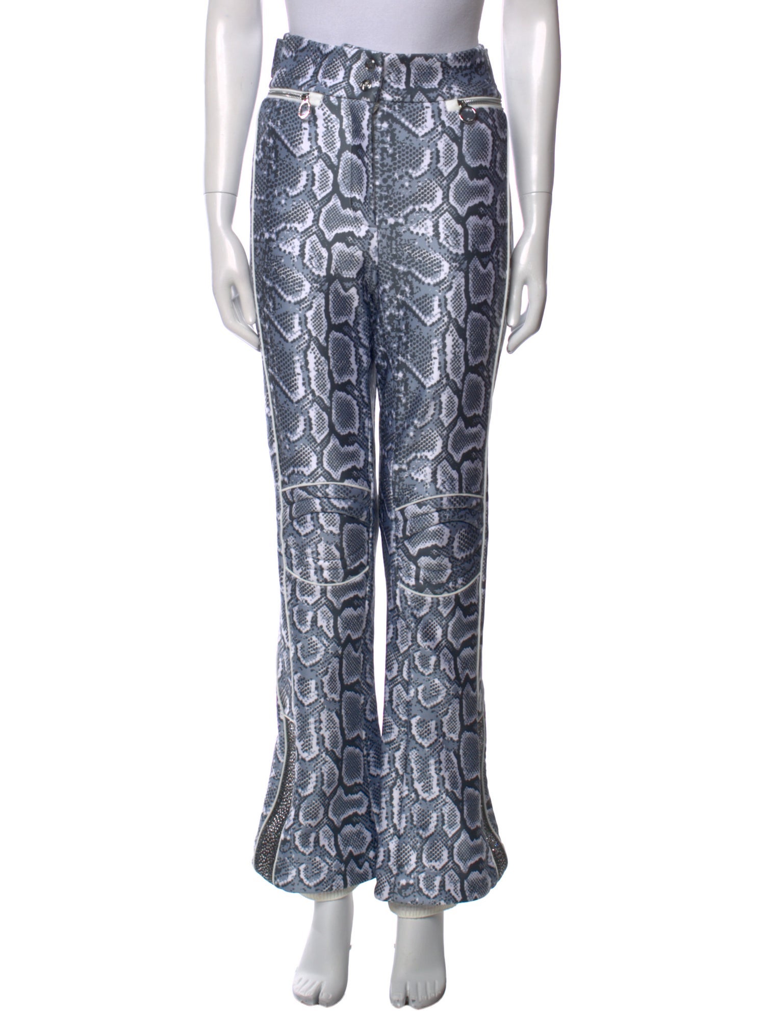 Fusalp Animal Print Wide Leg Pants