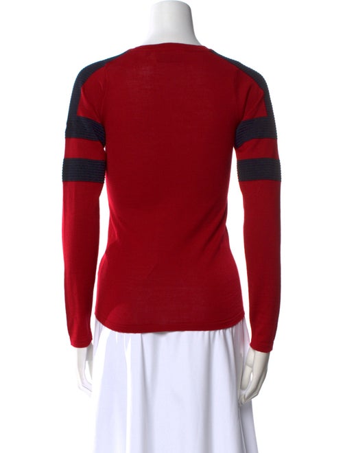 Fusalp Striped V-Neck Sweater