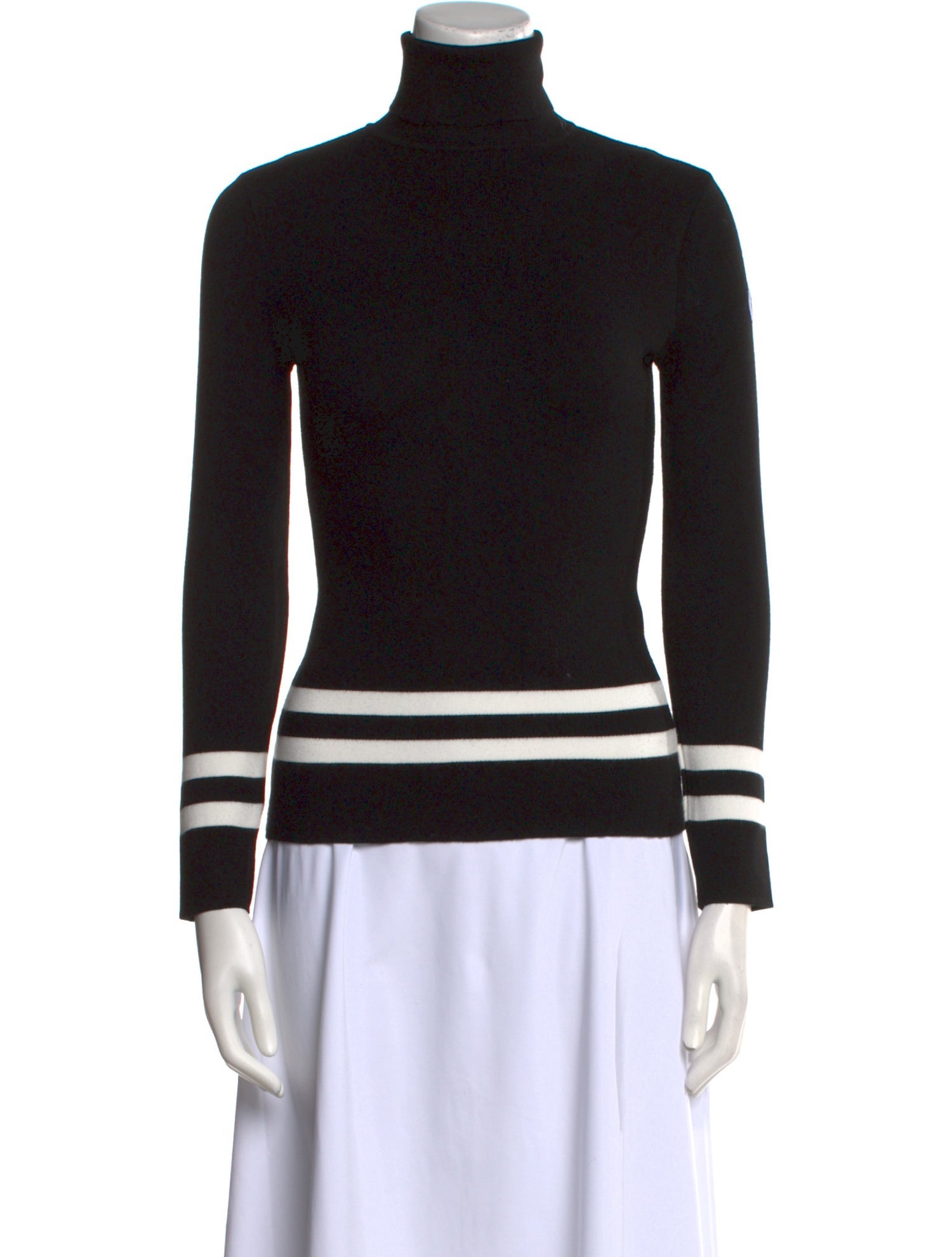 Fusalp Striped Turtleneck Sweatshirt