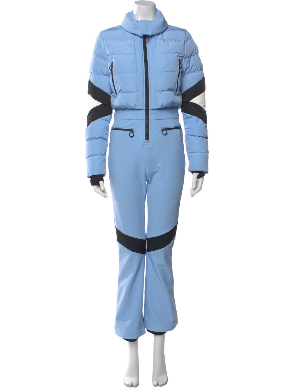 Fusalp Colorblock Pattern Turtleneck Jumpsuit - image 1