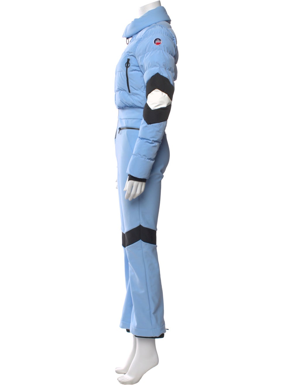Fusalp Colorblock Pattern Turtleneck Jumpsuit - image 2