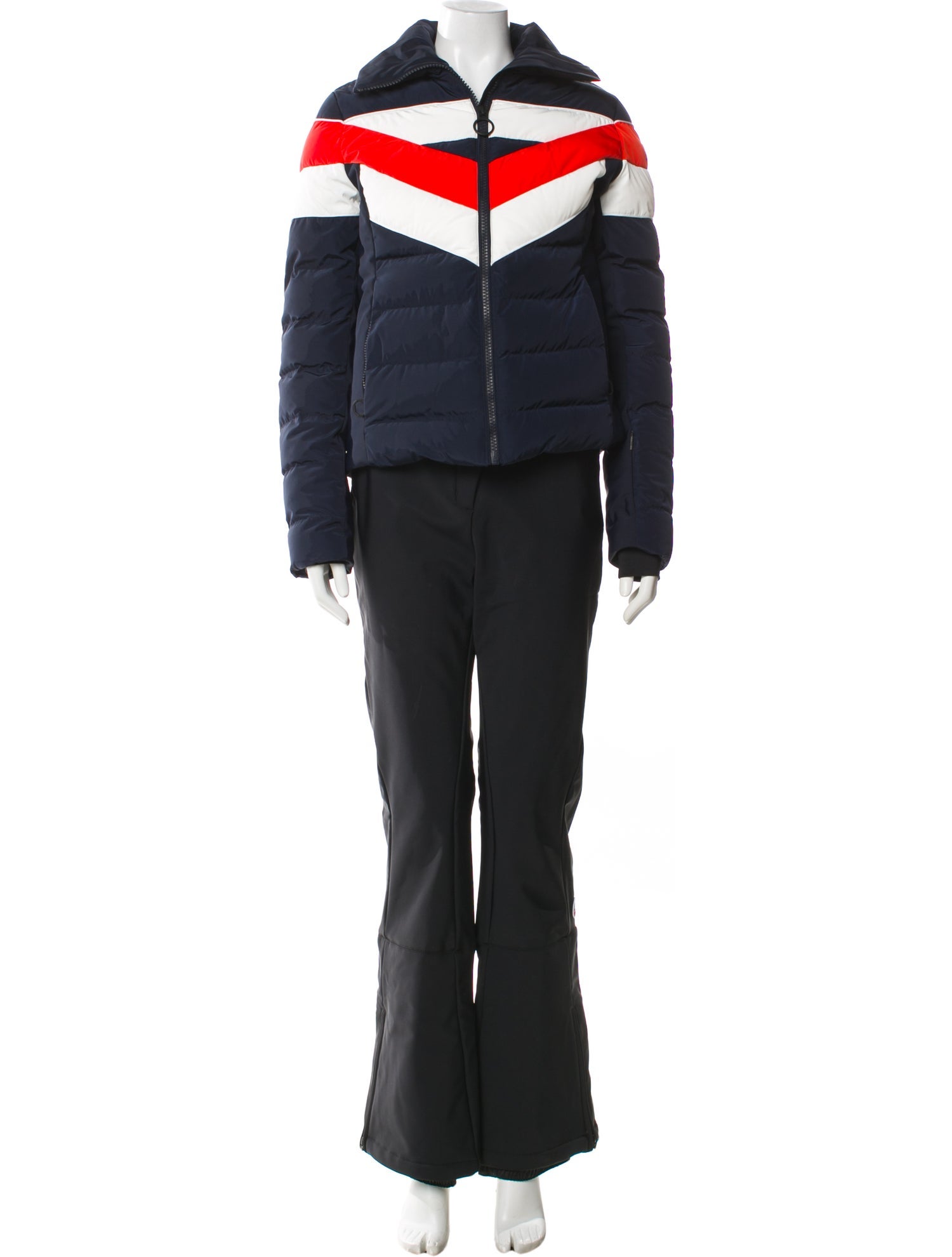 Fusalp Colorblock Pattern Pantsuit