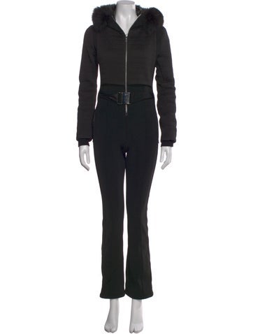 Pre-owned Fusalp Crew Neck Ski Suit In Black