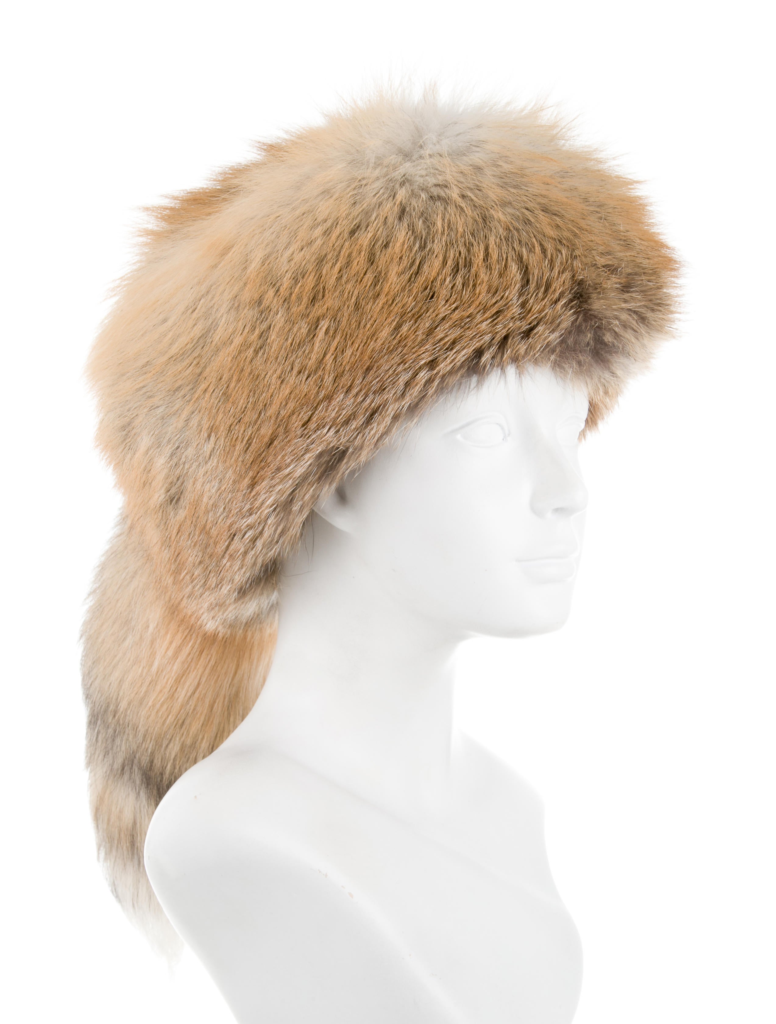 Fur Fox Fur Trapper Hat Accessories FUR21403 The RealReal