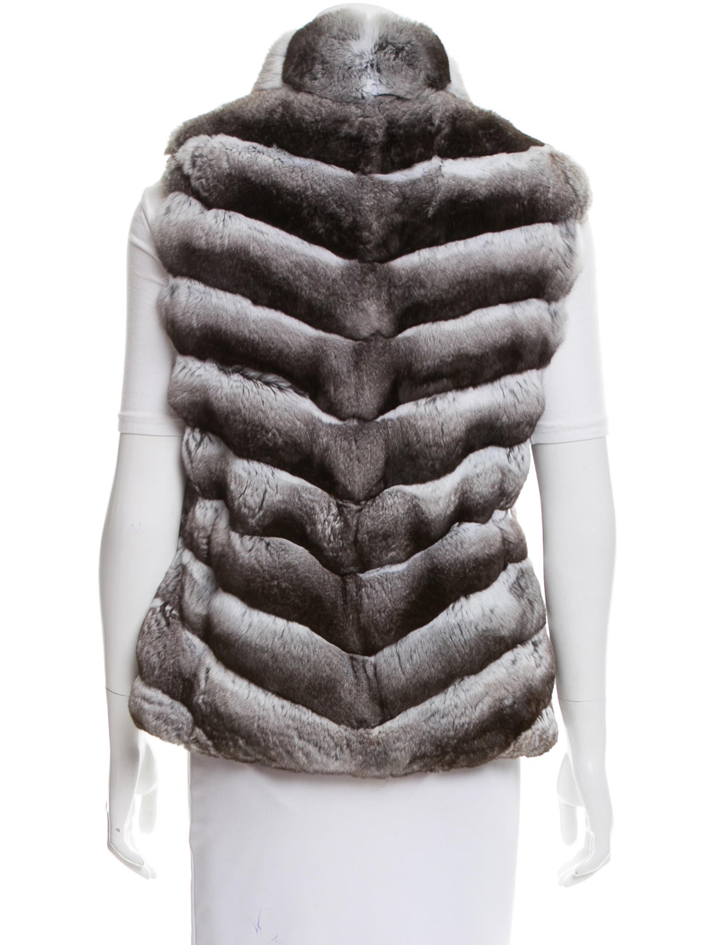 Fur Chinchilla Vest Clothing FUR21893 The RealReal
