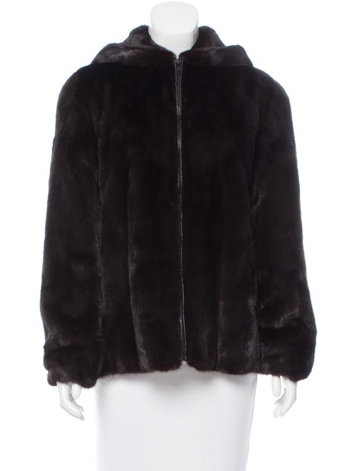 Hooded Mink Fur Jacket mink