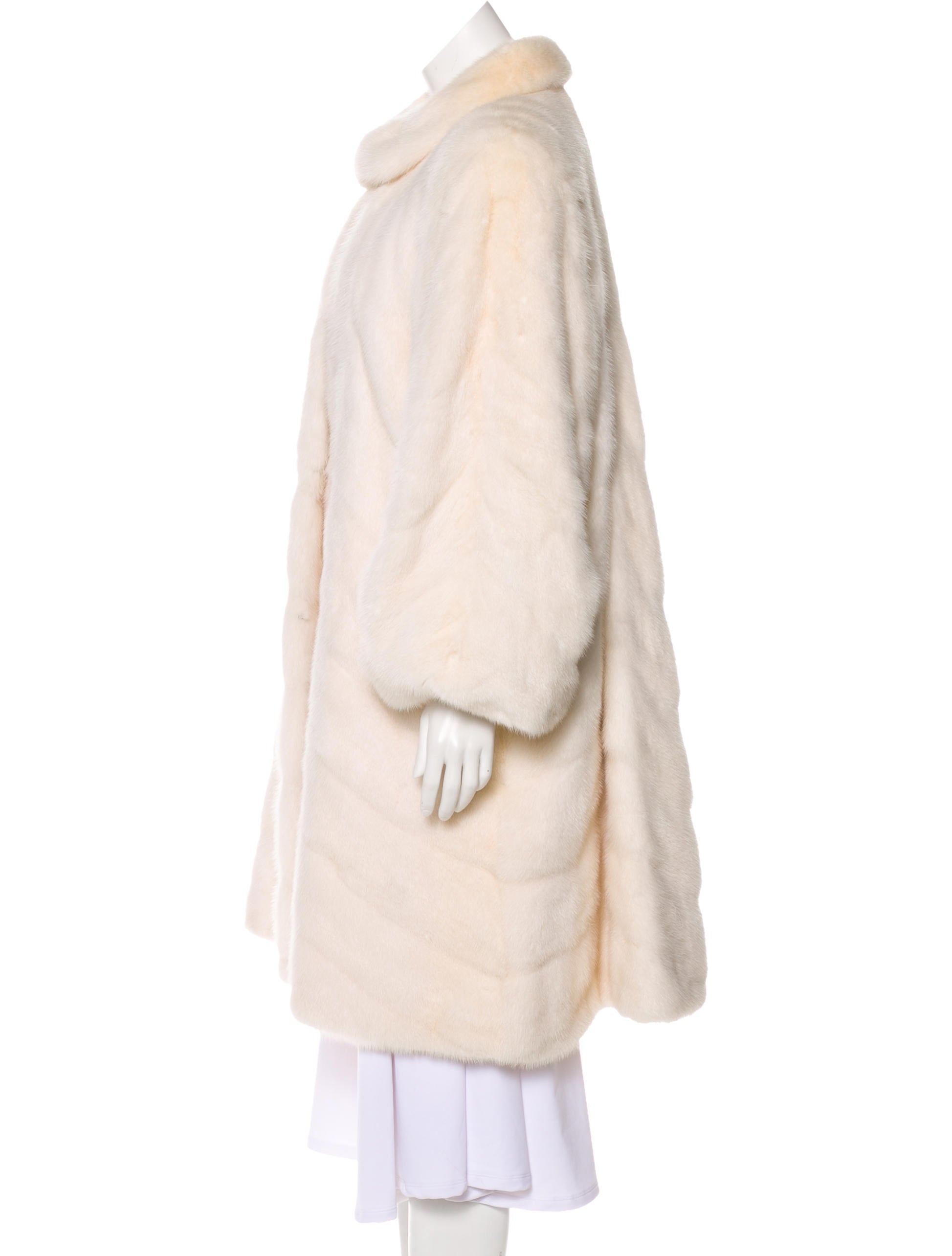 structured mink coat