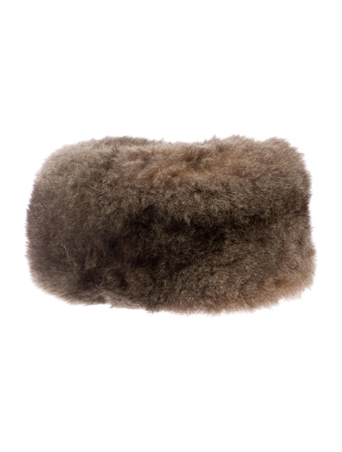 Fur Fur Bucket Hat Beige