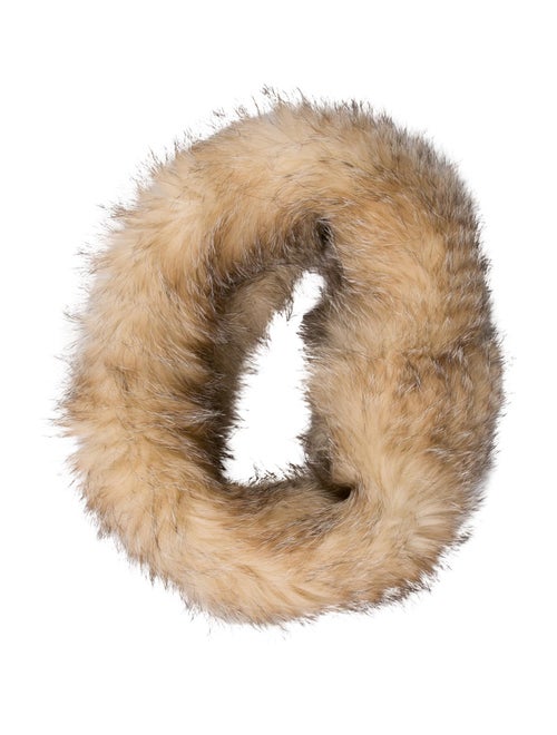 Knit Fox Snood Brown