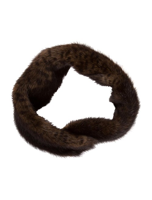 Fur Fur Stole Brown