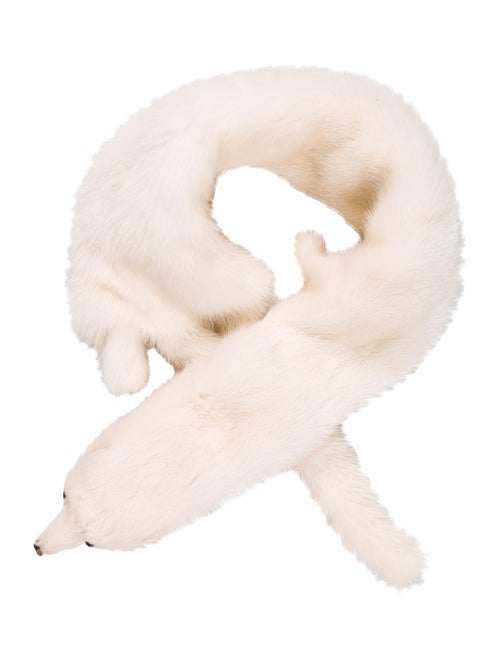Fur Fur Stole silver