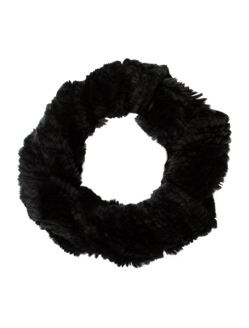 Fur Fur Snood Black