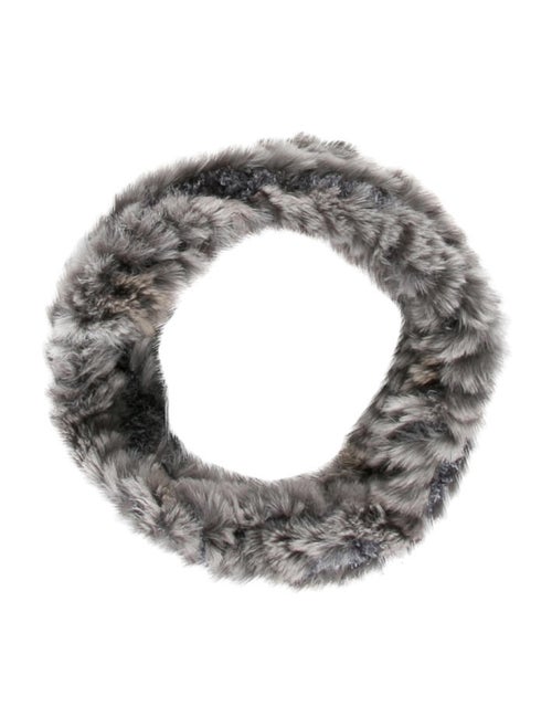 Fur Knit Snood Grey
