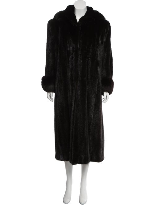 Mink Hooded Coat mink