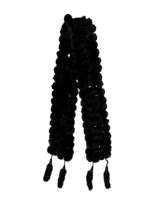Sisters Fur Scarf Black